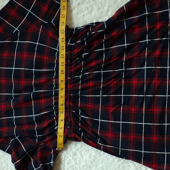 Eden and Olivia Womans Maternity Plaid Top XL - Picture 11 of 12